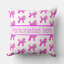Poodle Rosa Personalizado
