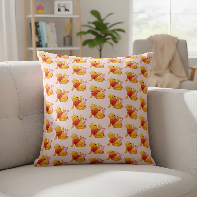 Almofada Pooh Throw Pillow (Criador carregado)