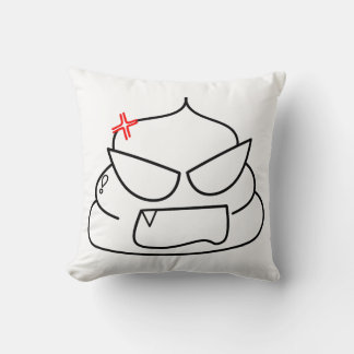 Almofada Poop zangado - Brootsch, o PooPoo