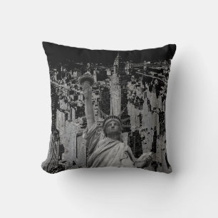 Almofada Pop Art Nova Iorque de Manhattan Estátua da Liberd