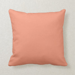 Almofada Pop de cor de pêssego sólido