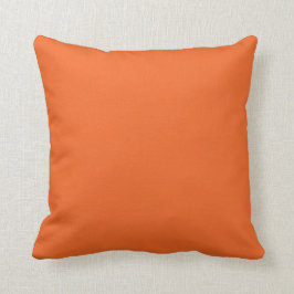 Almofada Pop de Cor Laranja Sólido