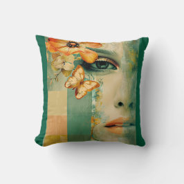 Almofada Pop De Travesseiro decorativo Laranja Abstrato