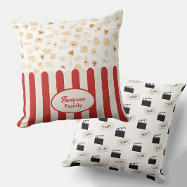 Almofada Popcorn Retro Movie Monograma