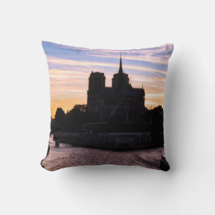 Almofada Pôr do sol em Notre Dame de Paris