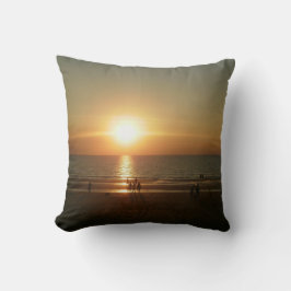 Almofada Pôr do sol sobre o mar