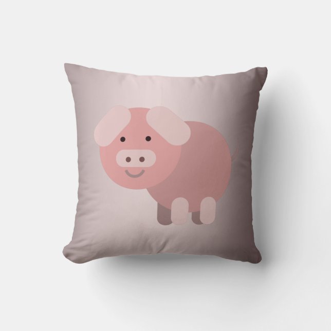 Almofada Porquinho fofinho personalizado (Frente)