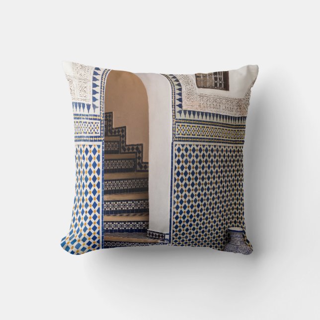 Almofada Porta com azulejos marroquinos (Frente)