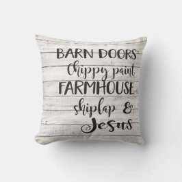 Almofada Portas de celeiro … e travesseiro de Jesus