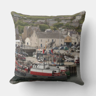 Almofada porto de Stromness na costa do Atlântico Norte