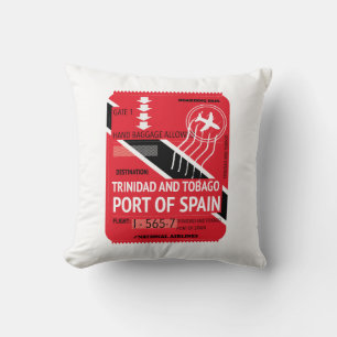 Almofada porto de trinidade e tobago com viagem espanha Tw