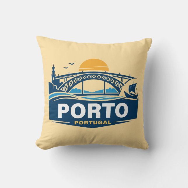 Almofada Porto Portugal Europa (Frente)