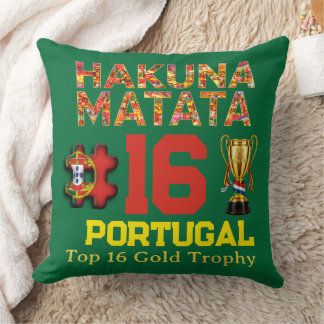 Almofada PORTUGAL 2026 Jogos Globais: Hakuna Matata | Top 1