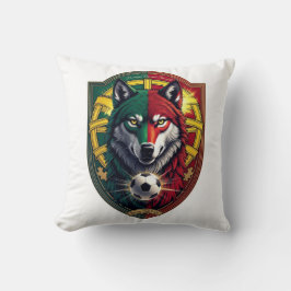 Almofada Portugal Iberian Wolf Glory Tee, National  Gift