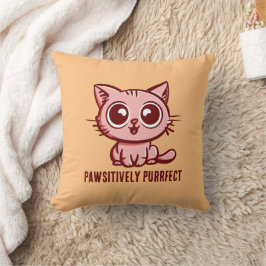 Almofada Positivamente Perfeito, Lindo Gatinho de Mangá