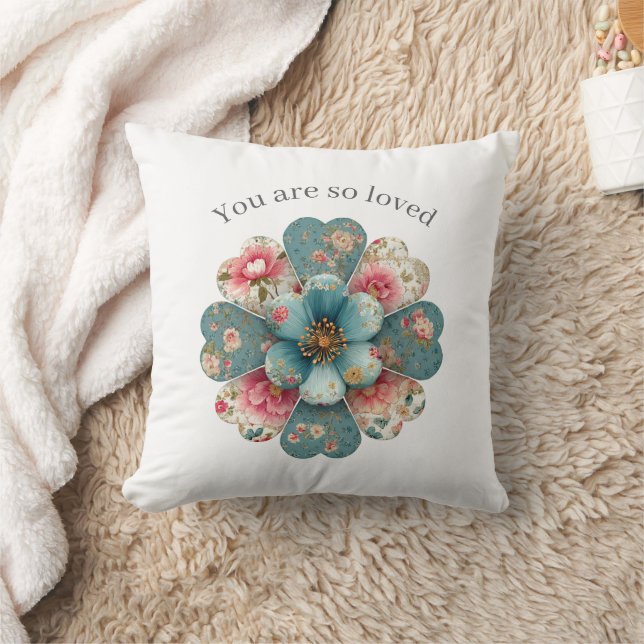 Almofada Positive Affirmation Throw Pillow You Are So Loved (Cobertor)