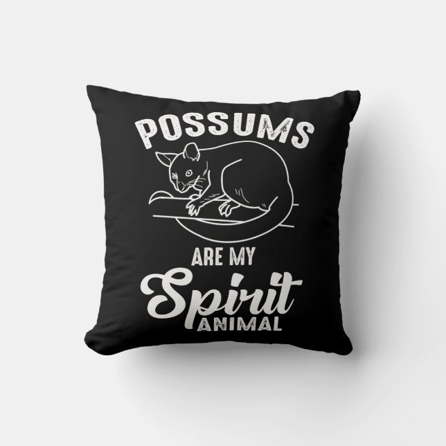 Almofada Possum Spirit Animal - Ogambm Animal Fan (Frente)
