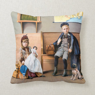 ALMOFADA POSTER DA ESTRADA DE FERRO, 1898