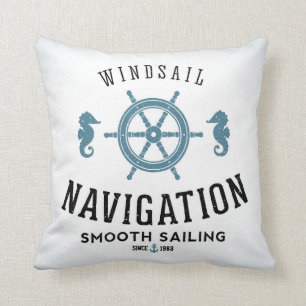 Almofada Poster da navegação de Windsail
