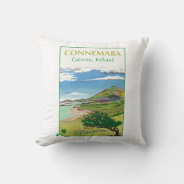Almofada Poster de viagens de Cushion Connemara