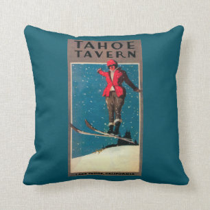 Almofada Poster do Promo da taberna de Tahoe