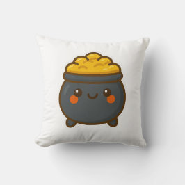 Almofada Pote Kawaii do Dourado