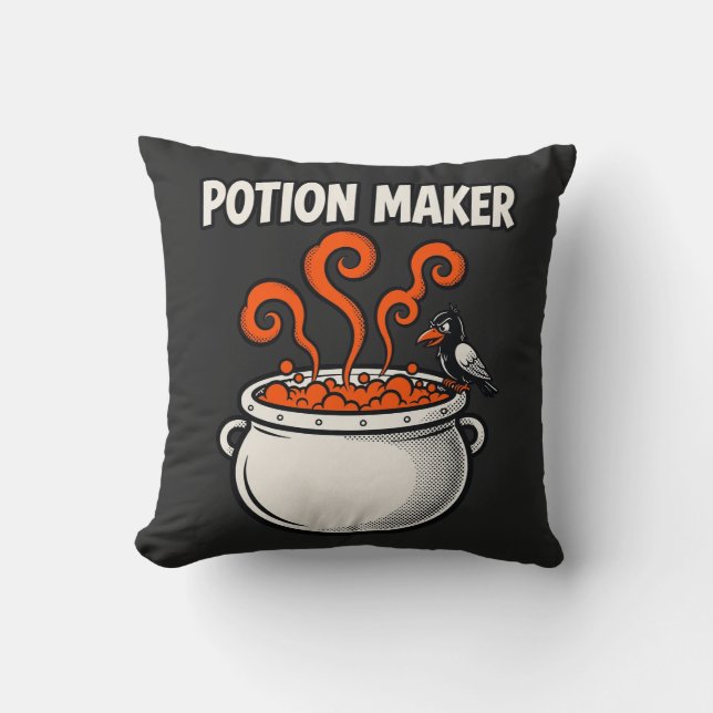 Almofada  Potion Maker Witchy Comic Tee (Frente)