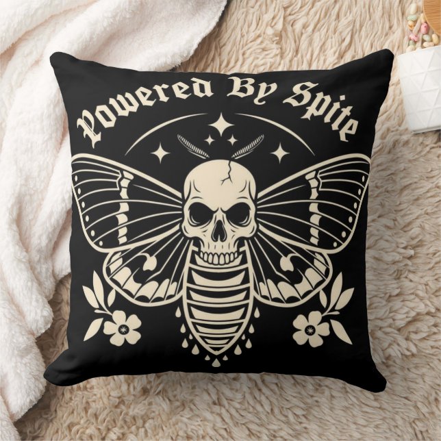 Almofada "Powered By Spite" Dead Moth Pillow (Cobertor)