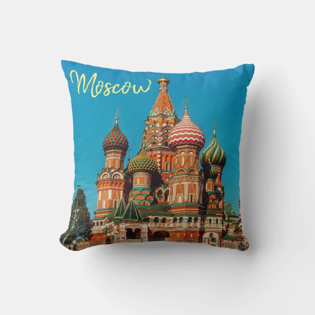 Almofada Praça Vermelha da Catedral da Rua de Moscou (Frente)