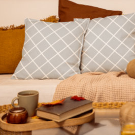 Almofada Praças Geométricas de cinzas