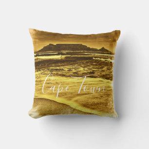 Almofada Praia da Mesa do Cabo Mountain Ocean Waves
