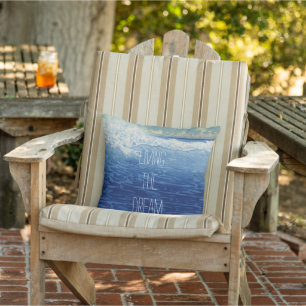 Almofada Praia Personalizada Vivendo o Sonho