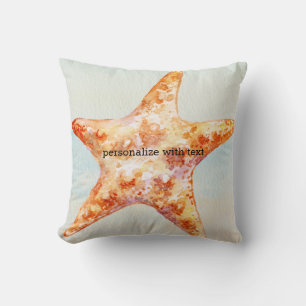 Almofada Praia Tropical com Starfish