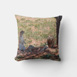 Almofada Prairie Dog Family