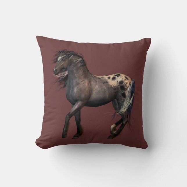 ALMOFADA PRANCING HORSE TRAVESSEIRO (Frente)