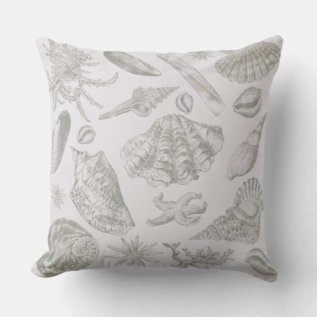Almofada Prateleiras de Arte Suave de Seashell (Frente)