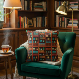 Almofada Prateleiras de Livros Aconchegantes