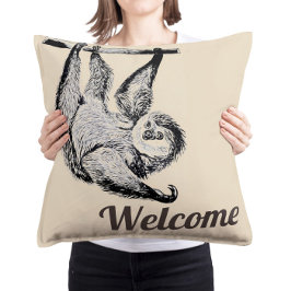 Almofada preguiça amigável - bem-vinda