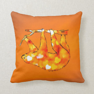 Almofada Preguiça dos corações de Bokeh