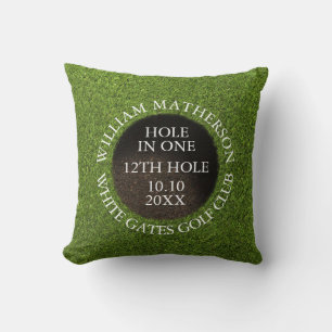 Almofada Prêmio Personalizado de Buraco em Uma de Golfe