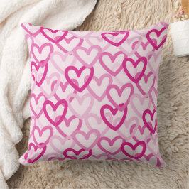 Almofada Preppy Hearts Pink