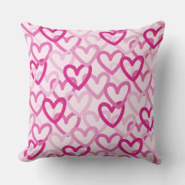 Almofada Preppy Hearts Pink