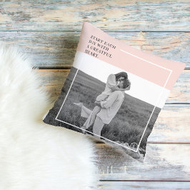 Almofada Presente Adorável da Família Rosa Pastel Foto Mode