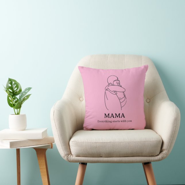 Almofada Presente Boho para Mãe (Cadeira)