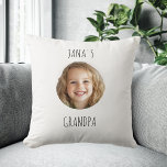 Almofada Presente da vovó personalizada | Face do neto pers<br><div class="desc">Surpreenda vovó com um travesseiro personalizado e sincero que mostra a foto do rosto de seu neto! Este presente acolhedor e sentimental é perfeito para aniversários, feriados, ou só porque. Uma manutenção única que combina amor e conforto, é uma maneira pensativa de celebrar memórias queridas. Personalize agora para criar um...</div>