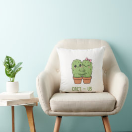 Almofada Presente de Aniversário de Casal de Cactus Engraça