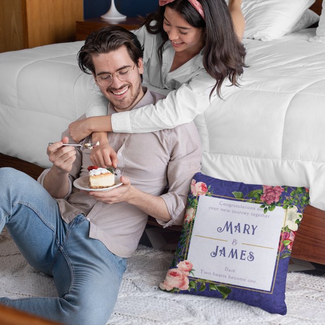 Almofada Presente de aniversário de casamento com texto per (Criador carregado)