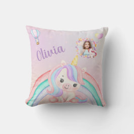 Almofada Presente De Aniversário Do Unicorn Para Meninas -