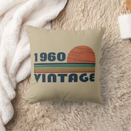 Almofada Presente de aniversário vintage personalizado