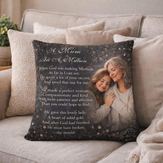 Almofada Presente de Apreciação à Mãe (Criador carregado)